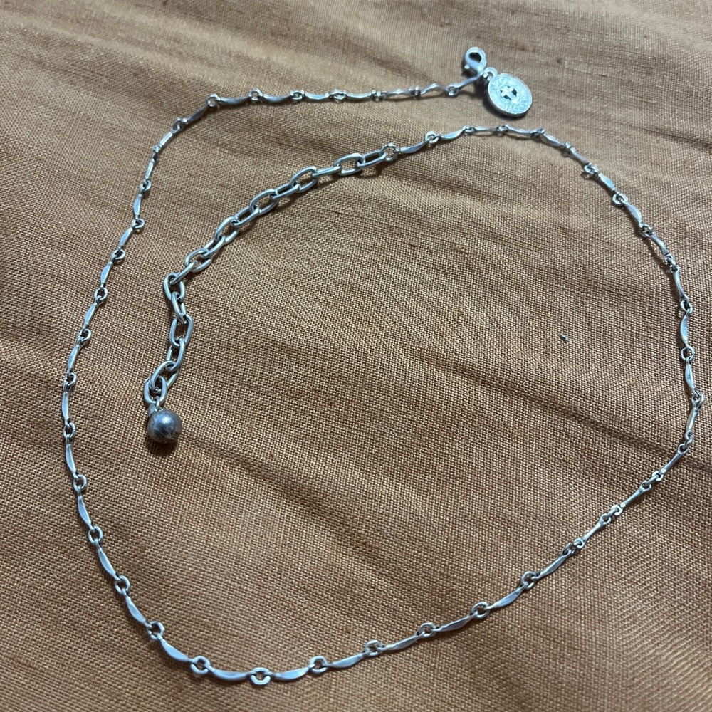 J.G. Hook Silver Chain Necklace  20”